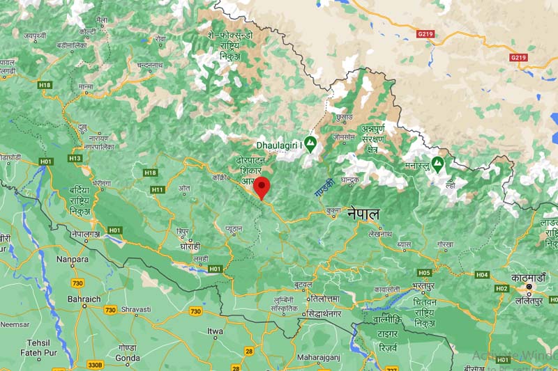One killed, seven injured in Baglung road accident